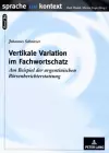 Vertikale Variation Im Fachwortschatz cover