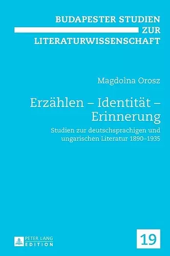 Erzaehlen - Identitaet - Erinnerung cover