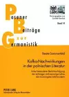 Kafka-Nachwirkungen in Der Polnischen Literatur cover