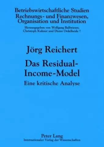 Das Residual-Income-Model cover