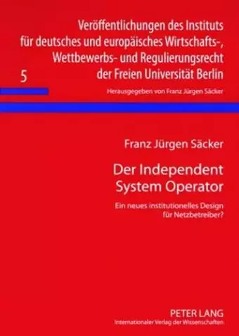 Der Independent System Operator cover