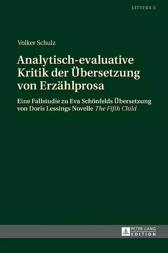 Analytisch-evaluative Kritik der Uebersetzung von Erzaehlprosa cover