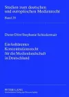 Ein Kohaerentes Konzentrationsrecht Fuer Die Medienlandschaft in Deutschland cover