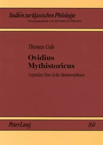 Ovidius Mythistoricus cover