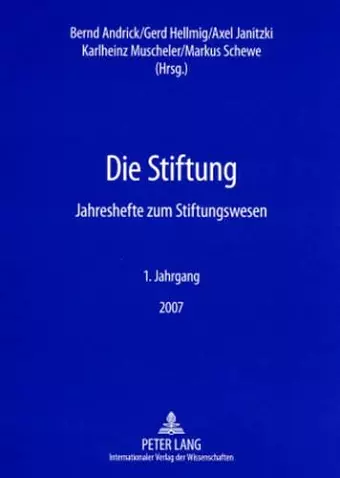 Die Stiftung cover