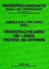 Fremdsprachenlehren Und -Lernen. Prozesse Und Reformen cover