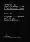 Berichtigung, Auslegung Und Ergaenzung Des Schiedsspruchs cover