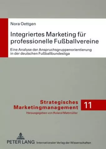 Integriertes Marketing Fuer Professionelle Fußballvereine cover