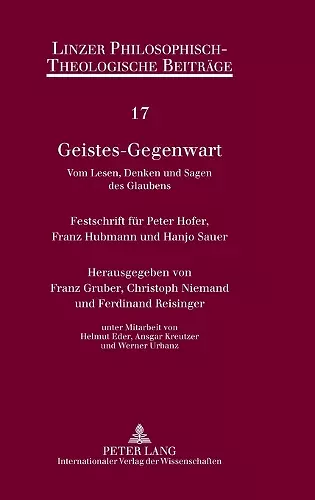 Geistes-Gegenwart cover