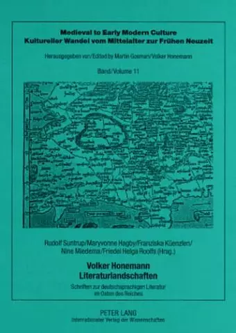 Volker Honemann - Literaturlandschaften cover