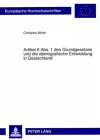 Artikel 6 Abs. 1 Des Grundgesetzes Und Die Demografische Entwicklung in Deutschland cover