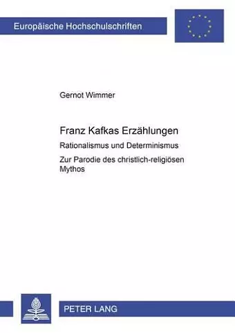 Franz Kafkas Erzaehlungen cover