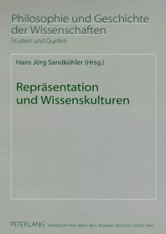 Repraesentation Und Wissenskulturen cover