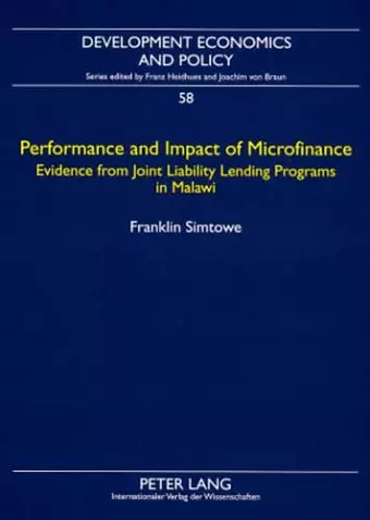 Performance and Impact of Microfinance cover