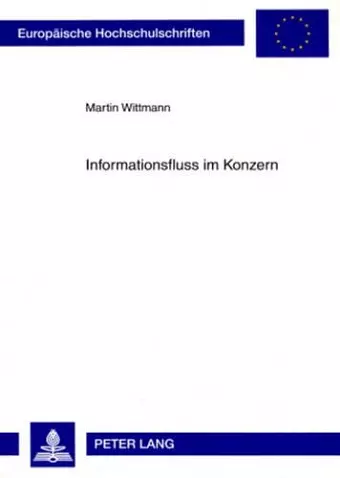 Informationsfluss Im Konzern cover