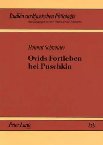 Ovids Fortleben Bei Puschkin cover