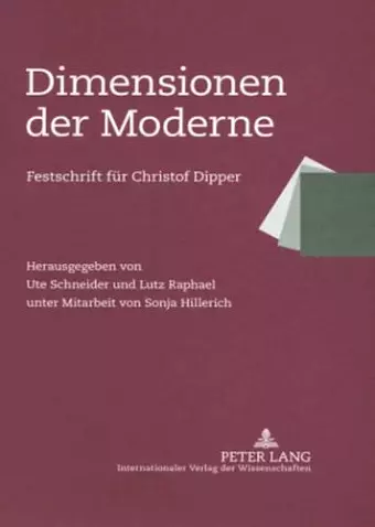 Dimensionen Der Moderne cover