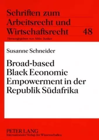 Broad-Based Black Economic Empowerment in Der Republik Suedafrika cover