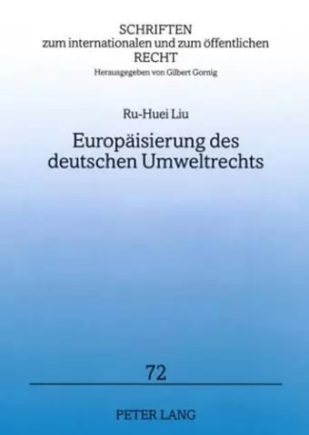 Europaeisierung Des Deutschen Umweltrechts cover