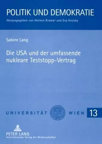 Die USA Und Der Umfassende Nukleare Teststopp-Vertrag cover