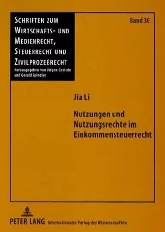 Nutzungen Und Nutzungsrechte Im Einkommensteuerrecht cover