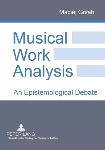 Musical Work Analysis cover