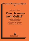 Zum Komma nach Gefuehl cover