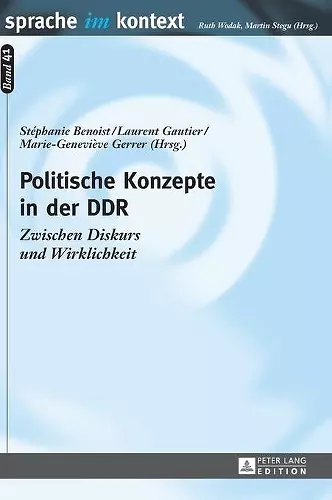 Politische Konzepte in der DDR cover