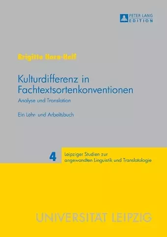 Kulturdifferenz in Fachtextsortenkonventionen cover