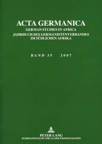 ACTA Germanica cover