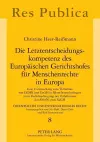 Die Letztentscheidungskompetenz des Europaeischen Gerichtshofes fuer Menschenrechte in Europa cover