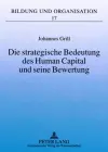 Die Strategische Bedeutung Des Human Capital Und Seine Bewertung cover