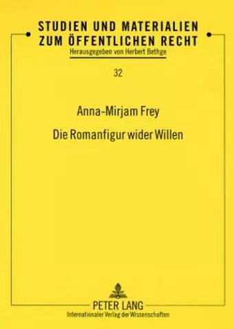 Die Romanfigur Wider Willen cover