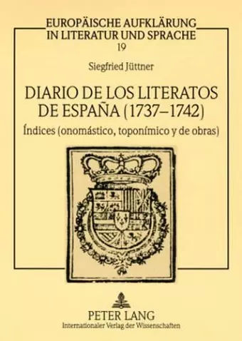 Diario de Los Literatos de España (1737-1742) cover