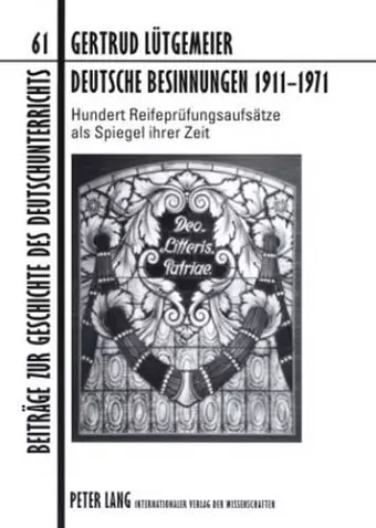 Deutsche Besinnungen 1911-1971 cover