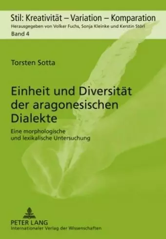 Einheit Und Diversitaet Der Aragonesischen Dialekte cover