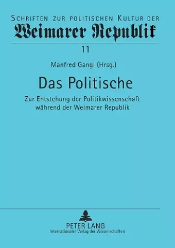 Das Politische cover