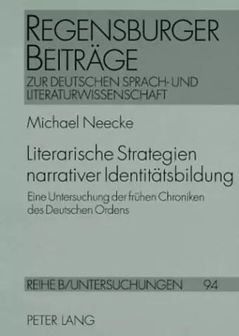 Literarische Strategien Narrativer Identitaetsbildung cover