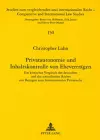 Privatautonomie Und Inhaltskontrolle Von Ehevertraegen cover