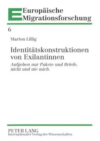 Identitaetskonstruktionen von Exilantinnen cover