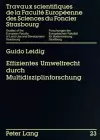 Effizientes Umweltrecht Durch Multidisziplinforschung cover