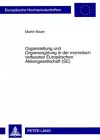 Organstellung Und Organverguetung in Der Monistisch Verfassten Europaeischen Aktiengesellschaft (Se) cover