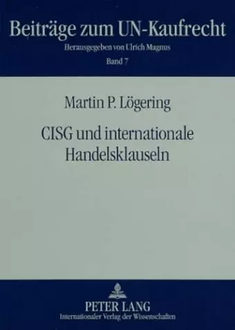 Cisg Und Internationale Handelsklauseln cover