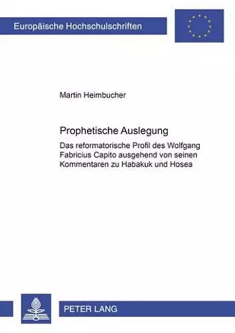 Prophetische Auslegung cover