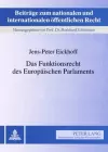 Das Funktionsrecht Des Europaeischen Parlaments cover