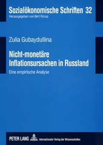 Nicht-Monetaere Inflationsursachen in Russland cover