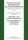 Bildungs- und Kulturmanagement- The Management of Education and Culture cover