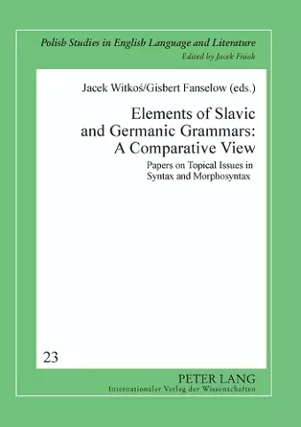 Elements of Slavic and Germanic Grammars: A Comparative View cover