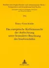 Das Europaeische Kollisionsrecht Der Aufrechnung Unter Besonderer Beachtung Des Insolvenzfalles cover