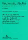 Der Mittelpunkt Der Hauptsaechlichen Interessen Nach Der Euinsvo - Erfolgreiches Konzept Oder Quelle Der Rechtsunsicherheit? cover